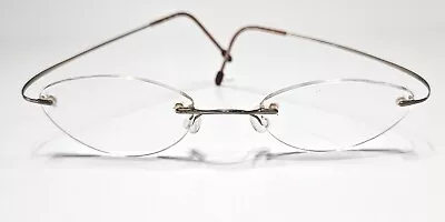 MARCHON AIRLOCK 2 RIMLESS EYEGLASS FRAME 720 52 140mm MATTE Brown • $39.95