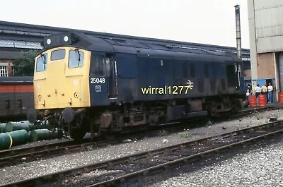 Original Railway Slide Class 25 25048 At Cardiff Canton • £3.75