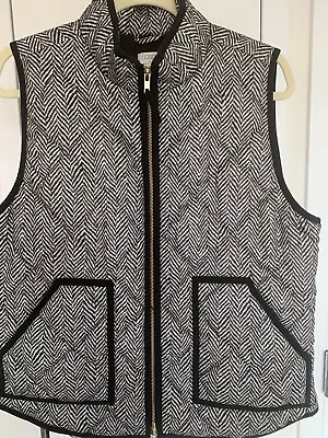 Jcrew Herringbone Vest Size Medium • $50