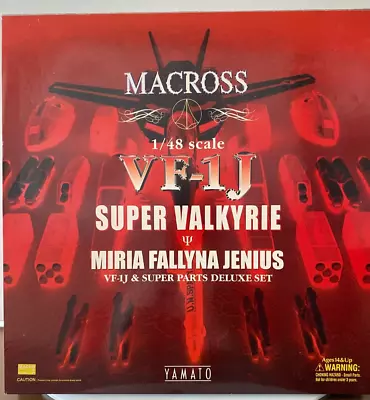 Yamato Macross VF-1J 1/48 Super Valkyrie MIRIA JENIUS & SUPER PARTS DELUXE Set • $214.46
