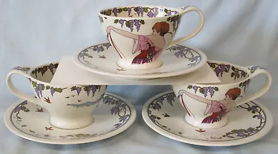 Villeroy & Boch Design 1900 Cup & Saucer Set Of 3 • $48.89