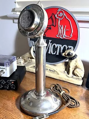 Vintage 1920's-30's Western Electric 389W Microphone Upgraded 4 Compatibility • $225