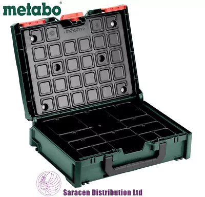 Metabo Metabox 118 Organiser With 12 Removable Inserts - 626897000 • £48.49