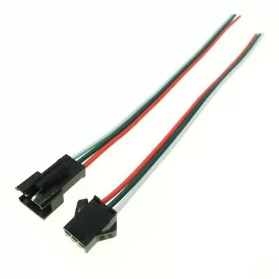 1-100 Pairs 2-5pin SM JST Male And Female LED Connector For 5050 3528 LED Strip • $5.03