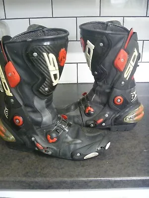 £75 • Buy Sidi Vertigo Corsa Motorbike Boots Size. 9.5uk