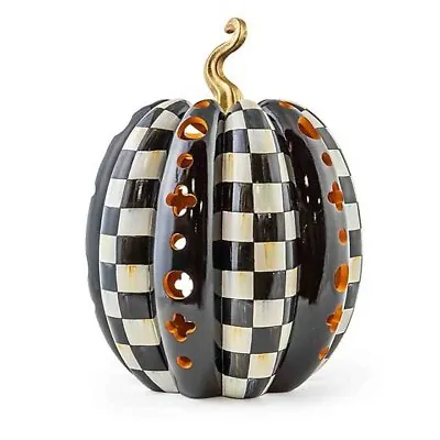 Brand New Mackenzie Childs Cutout Illuminated Pumpkin - Tall • $175