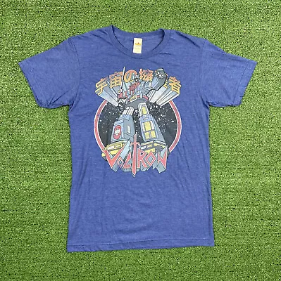 Voltron Lion Force Robot Men's Size S T-Shirt Golion Team Cartoon Blue • $14.93