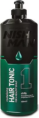 Nish Man Grooming Chilly Hair Tonic - Nishman Tonic Revitalizing Refreshing For • £14.31