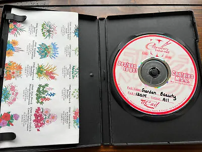 Bernina OESD Embroidery Design CD - Flowers Garden Beauty - 20 Designs • $9.95