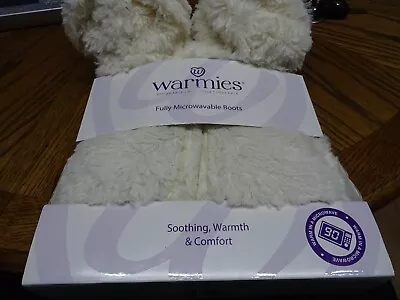 Microwave Warmies Ladies Slipper Boot One Size New With Box • £15