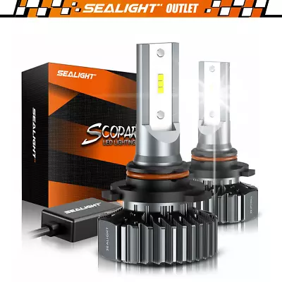 9005 LED Headlight Bulbs Conversion Kit High Beam White Super Bright SEALIGHT  • $31.99