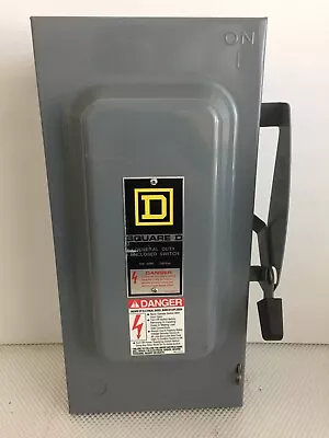 Square D H323 100 Amp 240 Volt 3 Phase Fused Indoor  Disconnect..d-1439 • $175