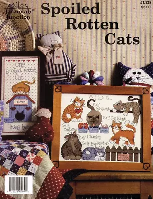 $11.30 • Buy Spoiled Rotten Cats Cat Designs Cross Stitch Leaflet Jeremiah Junction