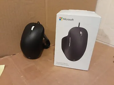 Microsoft Ergonomic Mouse Wired - Black Connectivity: Wired 1000 DPI RJG-00002 • £38.99