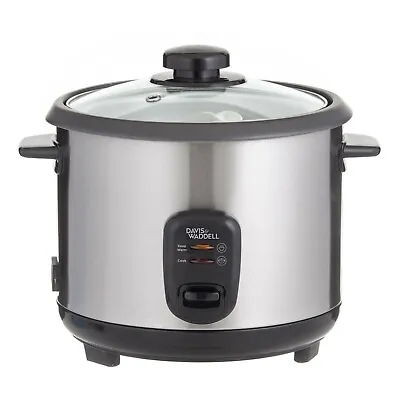 DAVIS & WADDELL 2 In 1 Electric 8 Cup Rice Cooker & Steamer 25 X 25.5 X 22 Cm! • $99.95