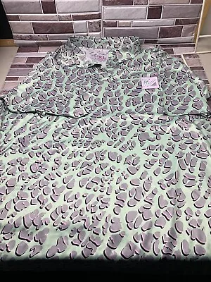 Pit Viper Cheetah Print Mens Polo Collar Golf Shirt BRIGHT Sz XL • $39.99