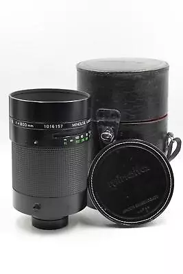 Minolta 800mm F8 RF Rokkor Lens For Leica R Mount With Case #157 • $696.15