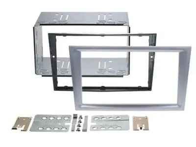 Opel Agila Combo C Car Radio Double Din Car Bezel Bezel Radio Bezel Matte Chrome • $48.68