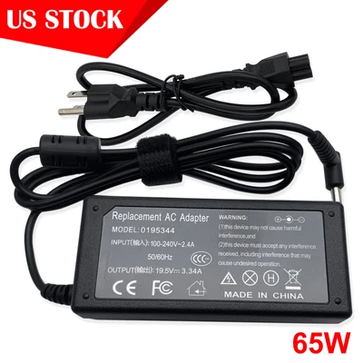 $13.39 • Buy 65W AC Adapter Charger For Dell Inspiron 13 15 17 3000 5000 7000 Series XPS