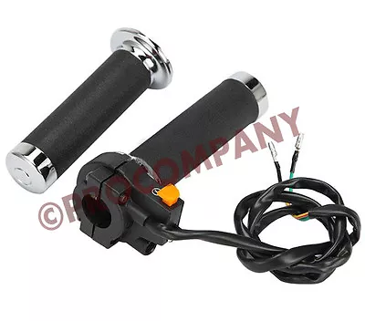 80cc 66cc 49cc Motorized Bicycle Chrome Tip Throttle Grips And Kill Switch • $10.05