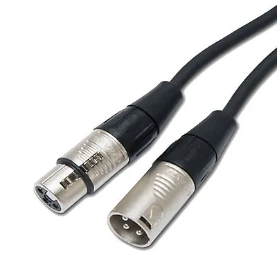 Rean Neutrik Powered/Active Speaker Cable. XLR Lead Male To Female. TRS Balanced • £9.49