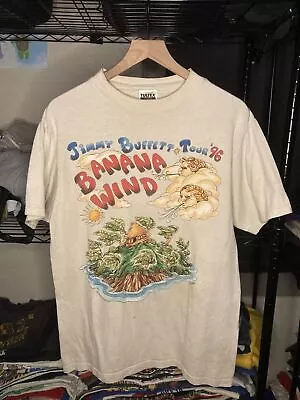 Vintage Jimmy Buffet Shirt 1996 Banana Wind Tour Shirt  AN31708 • $16.99