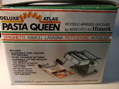Deluxe Atlas Pasta Queen Noodle Making Machine Made In Italy • $27.99