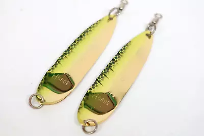 Silver Horde Salmon Trolling Spoons Fishing Lures 2 Pcs S2B 6 • $22.50