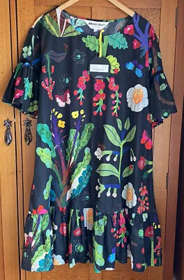 $185 • Buy Beautiful GORMAN X Monika Forsberg “Garden” Dress -  Size 8 (also Fits 10) BNWT