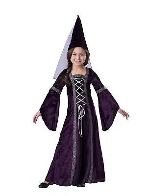 Dress Up America Medieval Princess Costume Renaissance Dress Up Set For Girls XL • £19.99