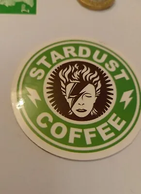 DAVID BOWIE COFFEE Sticker Guitar Case Laptop Skateboard  Vinyl Starman😈  • £1.99