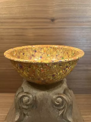 Vintage BROOKPARK Melamine Mixing Bowl Multi-Color Spatter II • $9.99