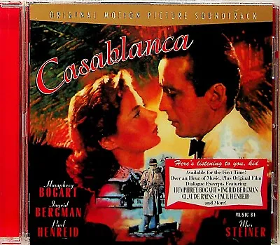 CASABLANCA- Soundtrack CD (1942/1997 Expanded) Max Steiner Classic Film Score • £9.99