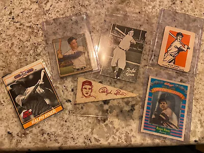 $4.02 • Buy Ralph Kiner Lot! 1950 Bowman Bazooka Pennant Wheaties Kellogg’s Pirates HOF