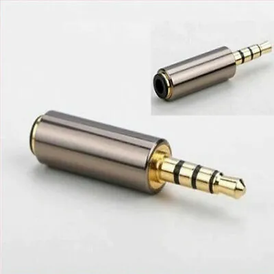£2.95 • Buy 3.5mm 1/8 Male Plug 4 Pole TRRS To 3.5mm Female Jack Audio Adapter Connector