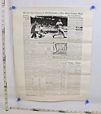 Stan Musial Five Homers St Louis Cardinals Pages From The Past #4 Poster  • $19.99