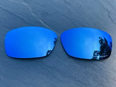 Etched Polarized Ice Blue Custom Mirrored Replacement Oakley Hijinx Lenses • £12.99