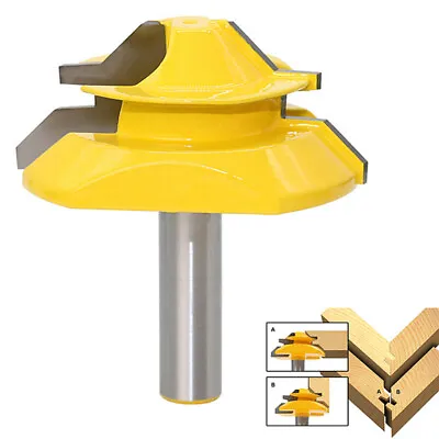 $16.83 • Buy 45 Degree - Up To 3/4  Stock Lock Miter Router Bit - 1/2  Shank