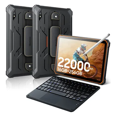 22000mAh Blackview Active 8 Pro 16+256GB Tablet Rugged Android13 10.36  Keyboard • £309.99