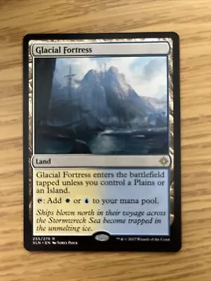 Glacial Fortress MTG Ixalan Dual Land Rare XLN • £3.50