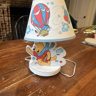 Vintage Disney Winnie The Pooh Nursery Lamp • $22.75