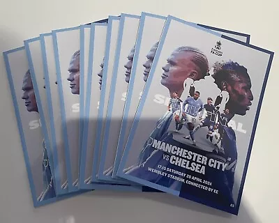 Manchester City Vs Chelsea Official FA Cup Semi-Final Programme 20/4/24 • £5.49