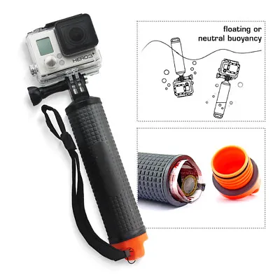 Floating Hand Grip Compatible With All GoPro Cameras Floaty Float • £8.48