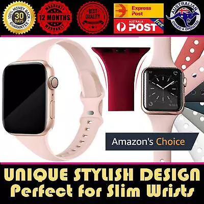 $5.75 • Buy For Apple Watch IWatch Band Series 8 7 SE Ultra Strap Sport Silicone Replacement