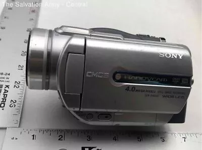 Sony Handycam DCR-DVD505 Silver 4 Megapixels Mini DVD Video Camera Camcorders • $15