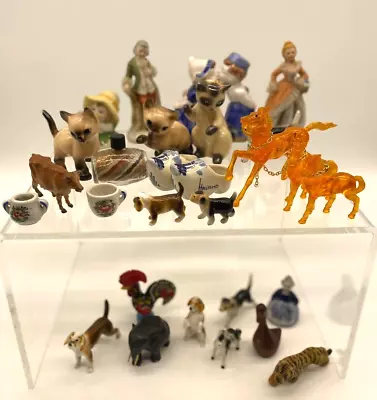 20 Vintage Miniature Kitsch Random Figurines • £9.99