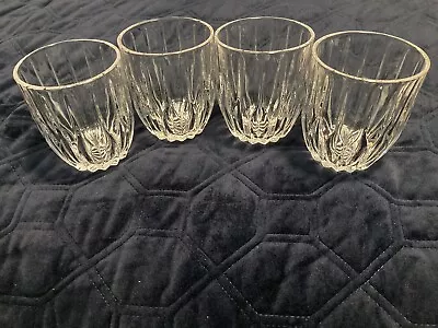 Mikasa Park Lane Lead Crystal Double Old Fashioned Glass Tumbler Set Of 4 • $45