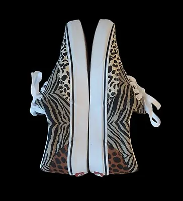 New Vans Era Safari Leopard Cheetah Tiger Women Size 9 • $59.99