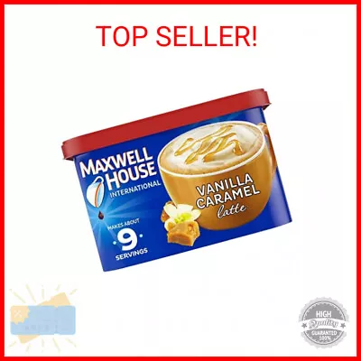 Maxwell House International Vanilla Caramel Latte Café-Style Instant Coffee Beve • $5.57