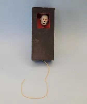 Miniature  Halloween Coffin With   Moving  Skeleton  Novelty  Handcrafted • $24.99
